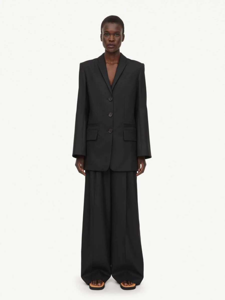 By Malene Birger Women's Black Porter Blazer - Classic Tailored Jacket